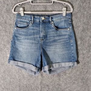[BLANKNYC] Shorts Size 29‎ Denim Jean Blue Cuffed High Rise Casual Minimalist